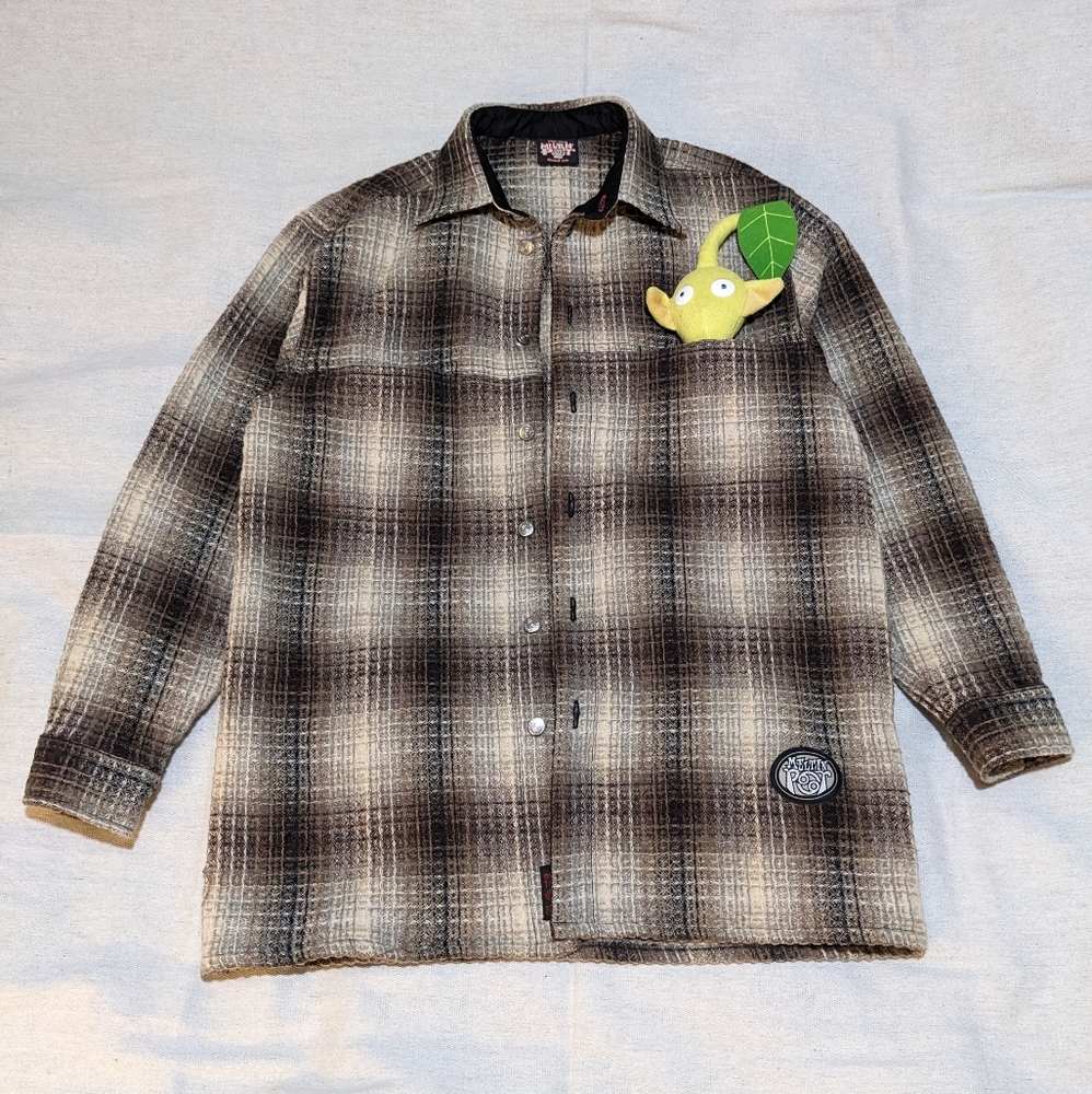 Vintage Wool Blend Button Up men's s
